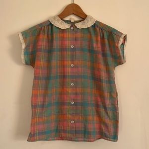 Vintage top with Peter Pan collar